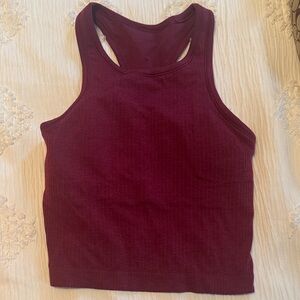 Lululemon Ebb to Street Cropped Racerback Tank